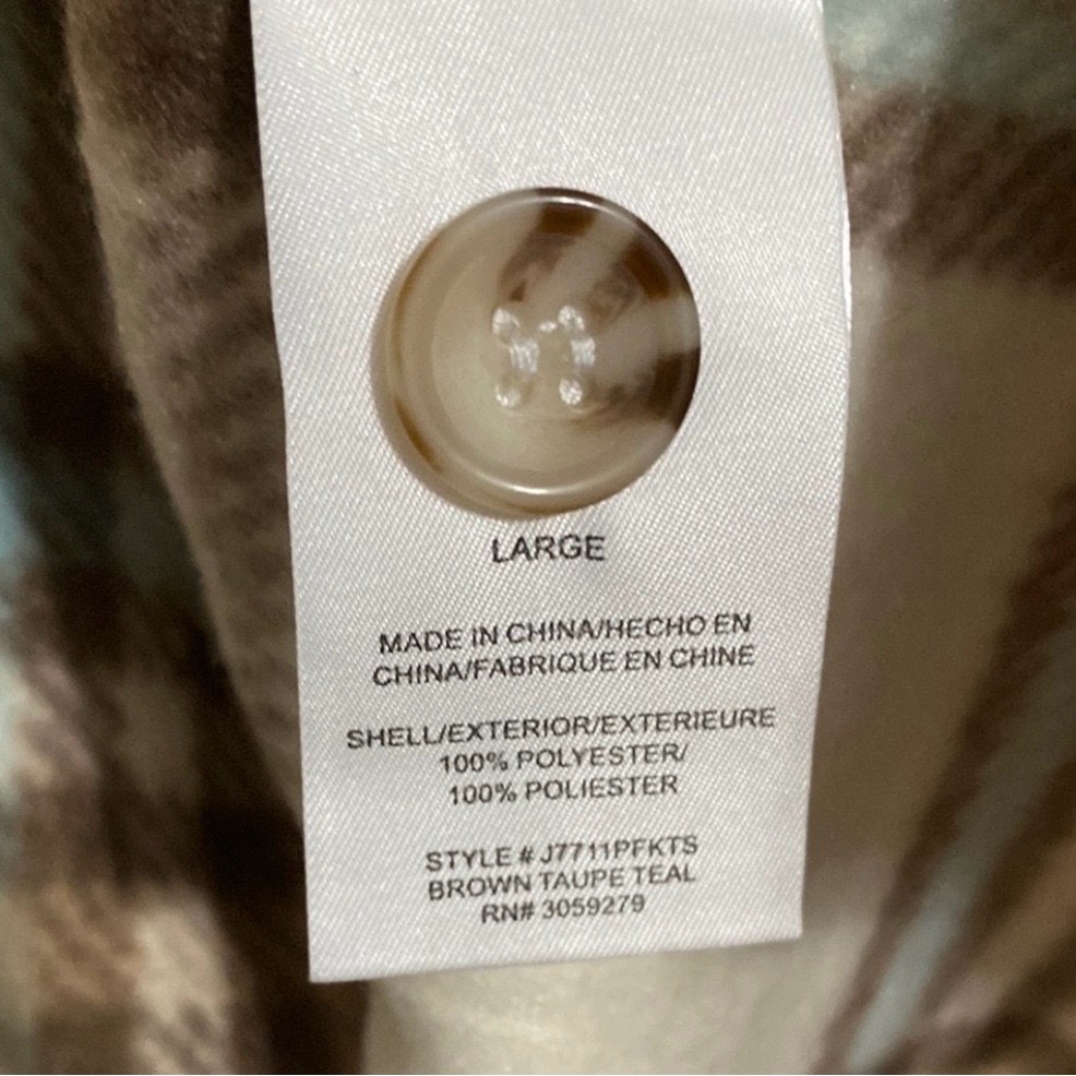 Nwt Thread & Supply Cozy Plaid Jacket — image 6 of 7